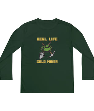 Real Life Gold Miner - Youth Long Sleeve Competitor Tee | Gold Prospectors Association of America