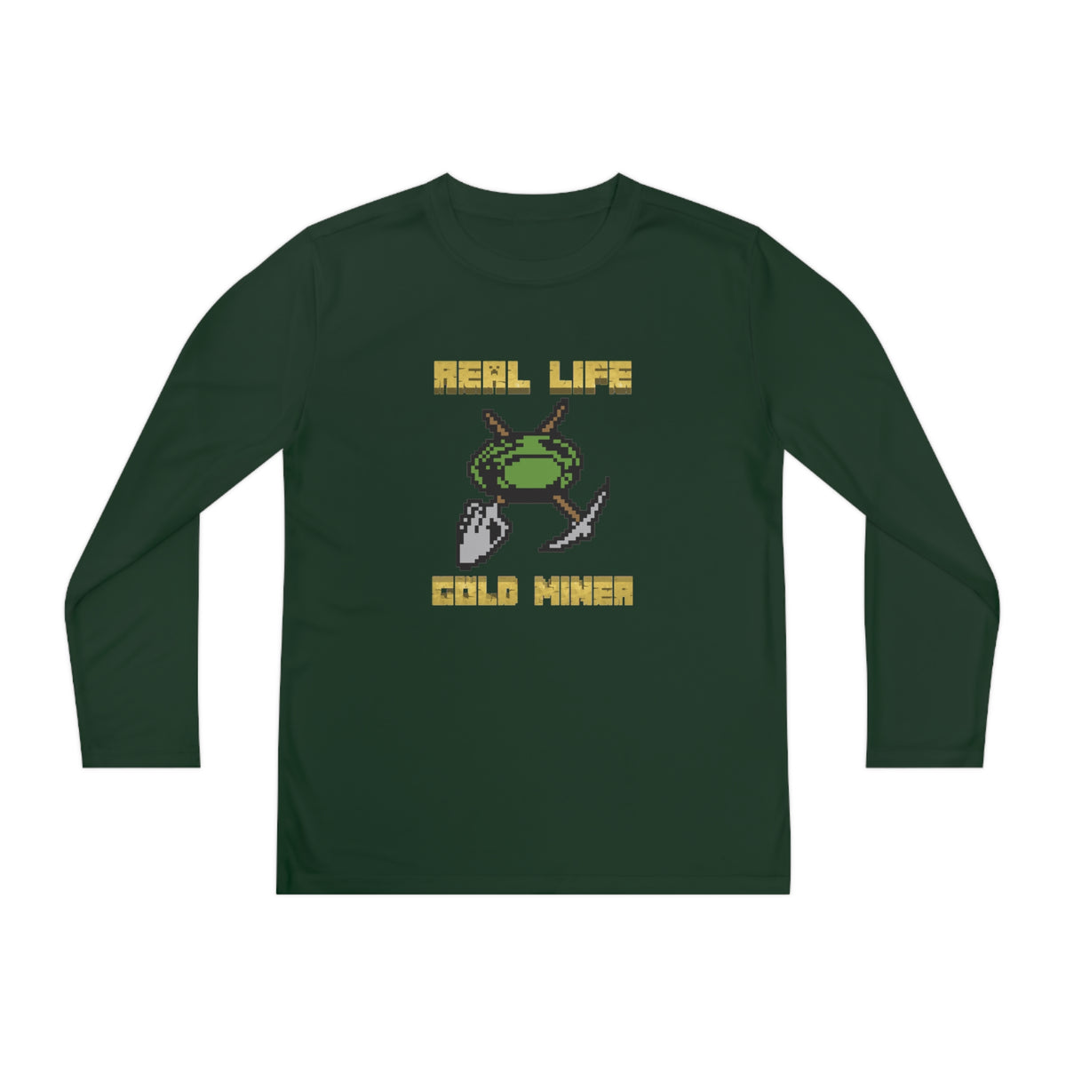 Real Life Gold Miner - Youth Long Sleeve Competitor Tee | Gold Prospectors Association of America