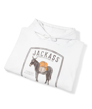 Jackass Transportation Co Hooded Sweatshirt | Gold Prospectors Association of America