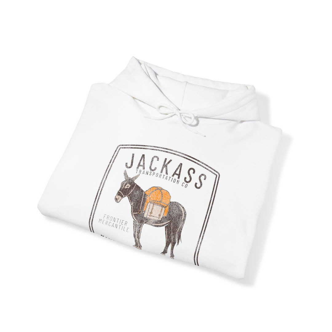 Jackass Transportation Co Hooded Sweatshirt | Gold Prospectors Association of America