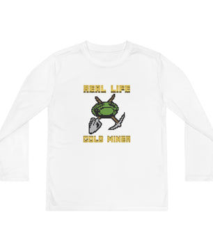 Real Life Gold Miner - Youth Long Sleeve Competitor Tee | Gold Prospectors Association of America