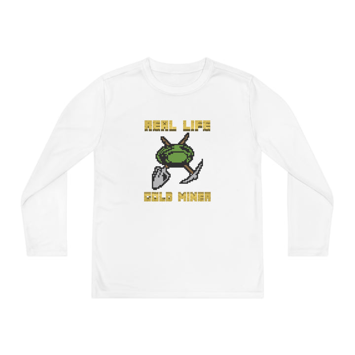 Real Life Gold Miner - Youth Long Sleeve Competitor Tee | Gold Prospectors Association of America