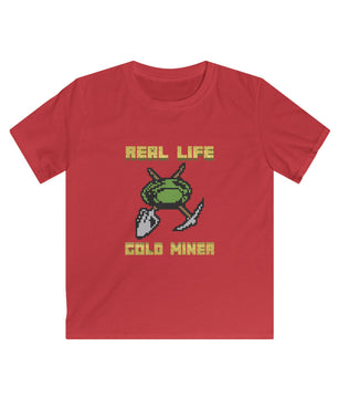 Real Life Gold Miner - Kids Regular Fit Tee