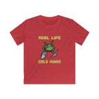 Real Life Gold Miner - Kids Regular Fit Tee – Red