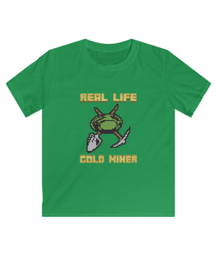 Real Life Gold Miner - Kids Regular Fit Tee