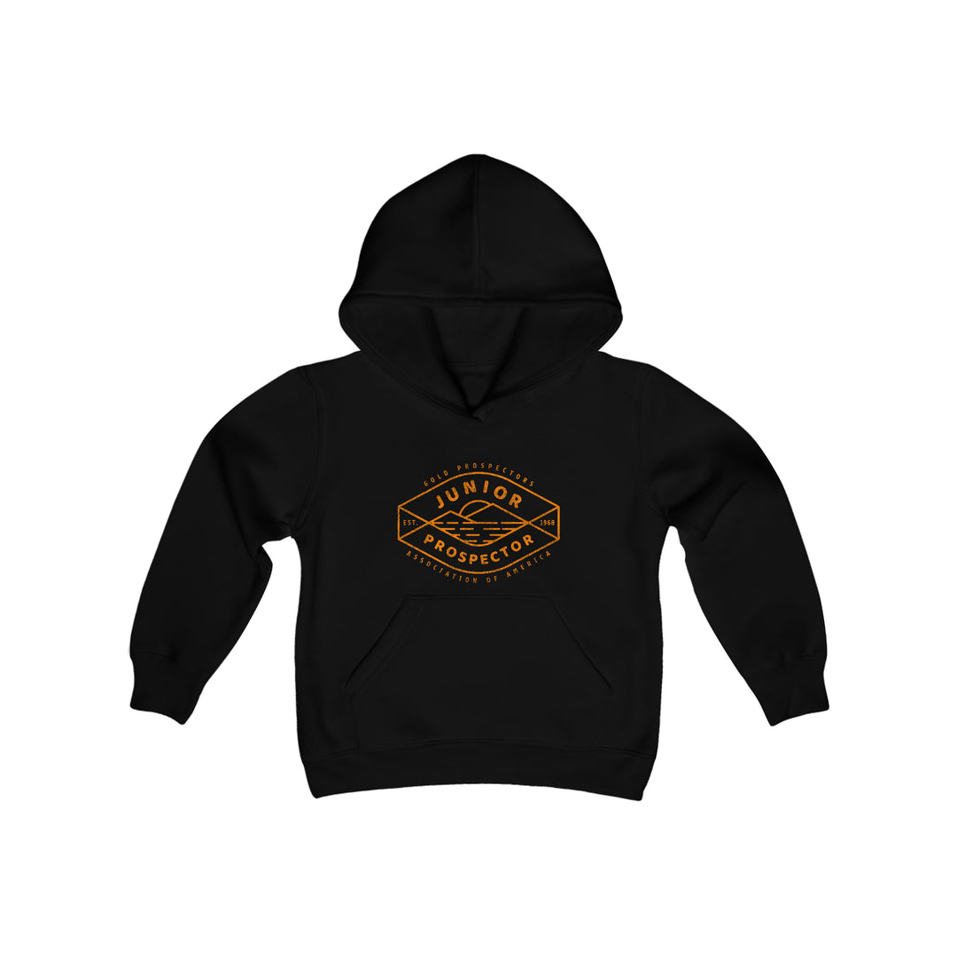 Junior Prospector Youth Heavy Blend Hooded Sweatshirt | Gold Prospectors Association of America