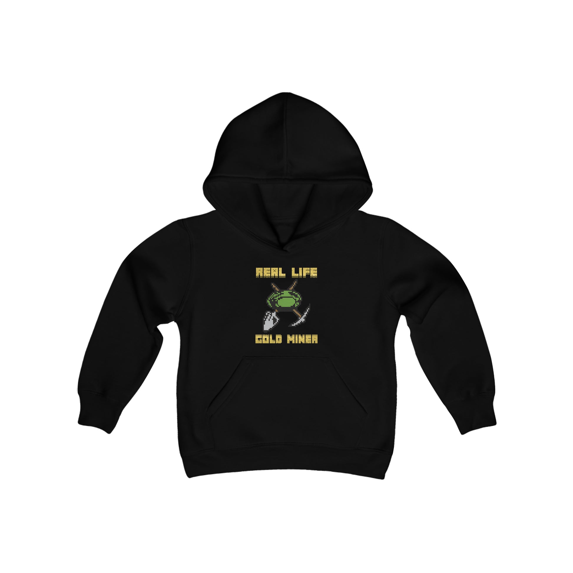 Real Life Gold Miner - Youth Heavy Blend Hooded Sweatshirt | Gold Prospectors Association of America