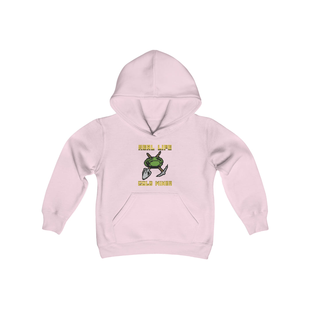 Real Life Gold Miner - Youth Heavy Blend Hooded Sweatshirt | Gold Prospectors Association of America