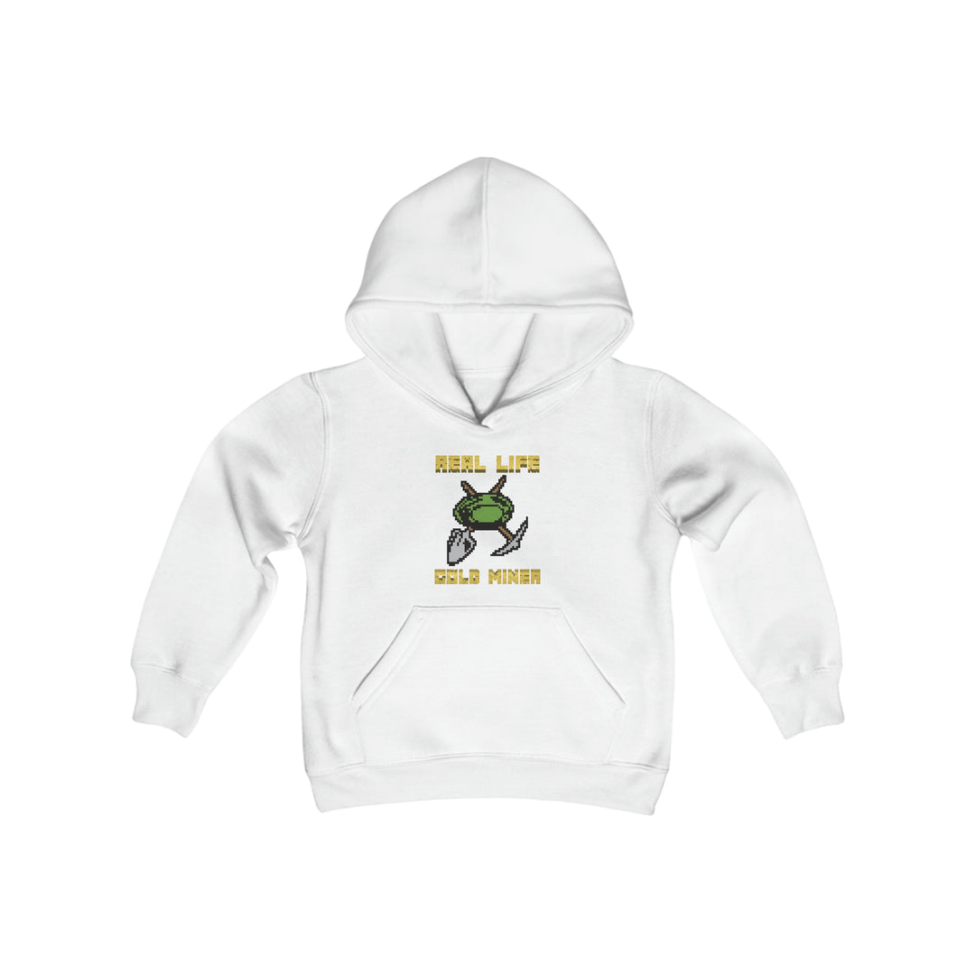 Real Life Gold Miner - Youth Heavy Blend Hooded Sweatshirt | Gold Prospectors Association of America