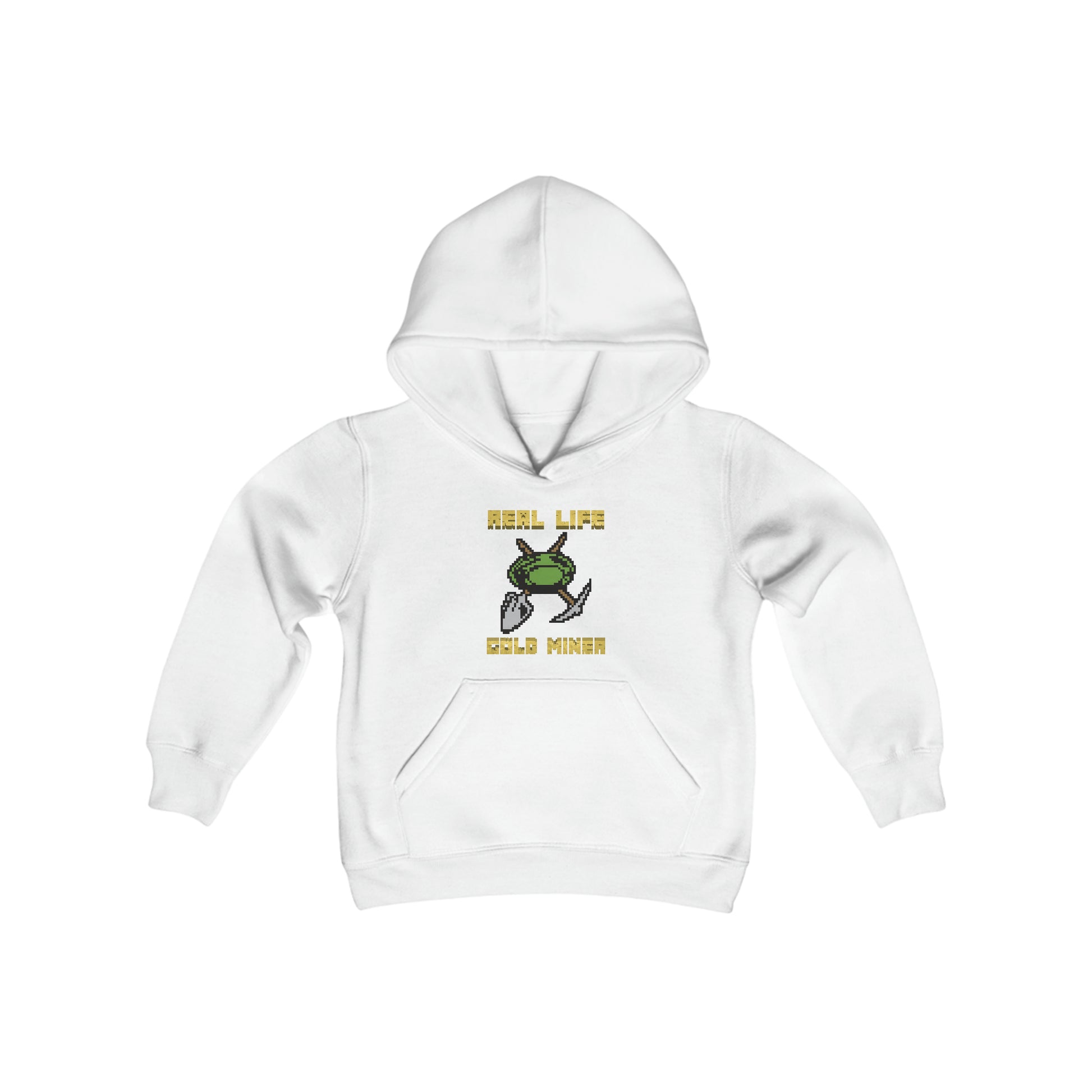 Real Life Gold Miner - Youth Heavy Blend Hooded Sweatshirt | Gold Prospectors Association of America