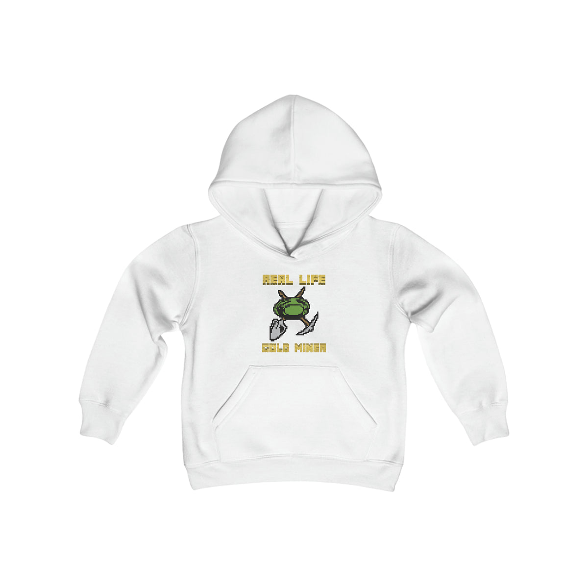 Real Life Gold Miner - Youth Heavy Blend Hooded Sweatshirt | Gold Prospectors Association of America