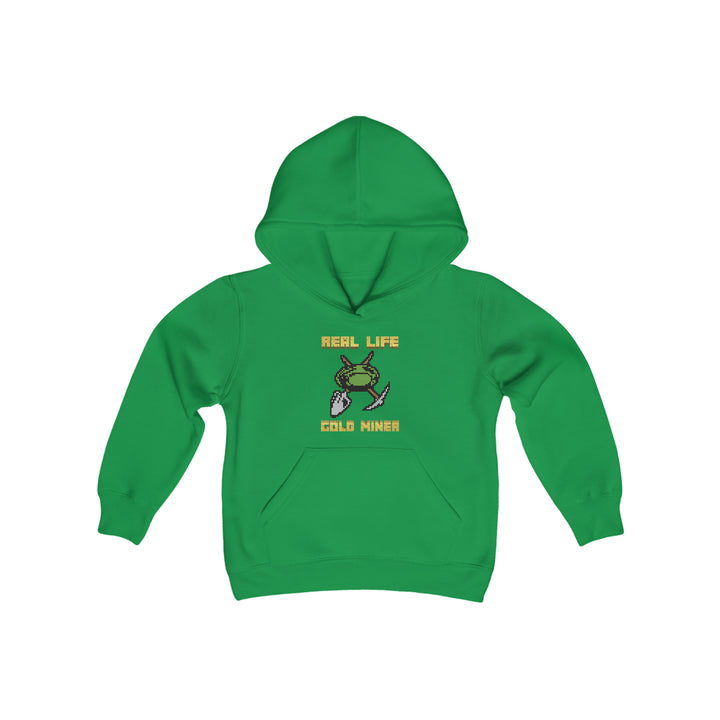 Real Life Gold Miner - Youth Heavy Blend Hooded Sweatshirt | Gold Prospectors Association of America