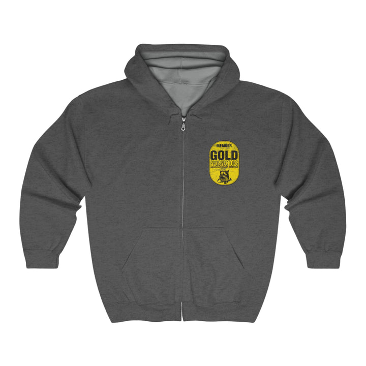 GPAA Member Vintage Logo Zip-up Sweatshirt | Gold Prospectors Association of America