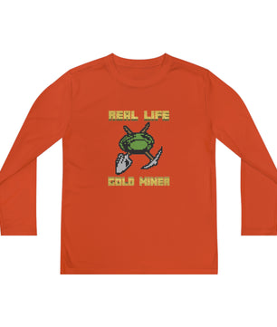 Real Life Gold Miner - Youth Long Sleeve Competitor Tee | Gold Prospectors Association of America