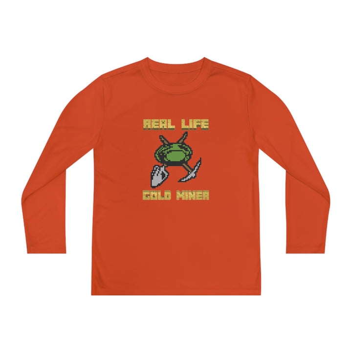 Real Life Gold Miner - Youth Long Sleeve Competitor Tee | Gold Prospectors Association of America