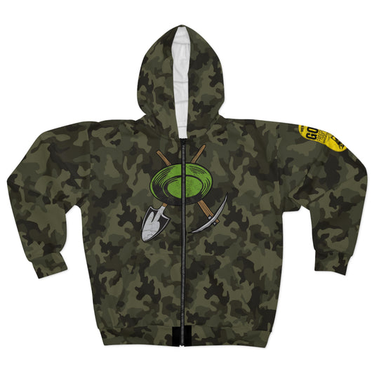 Camo GPAA Member Zip Hoodie | Gold Prospectors Association of America