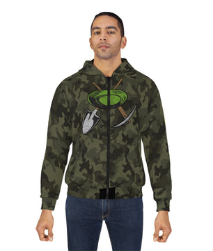 Camo GPAA Member Zip Hoodie | Gold Prospectors Association of America