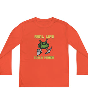 Real Life Gold Miner - Youth Long Sleeve Competitor Tee | Gold Prospectors Association of America
