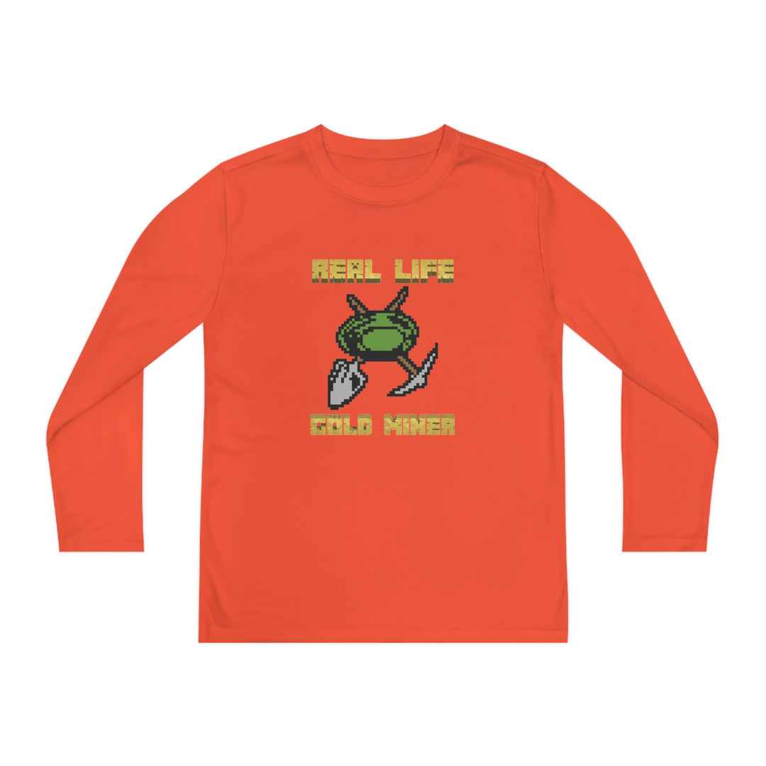 Real Life Gold Miner - Youth Long Sleeve Competitor Tee | Gold Prospectors Association of America