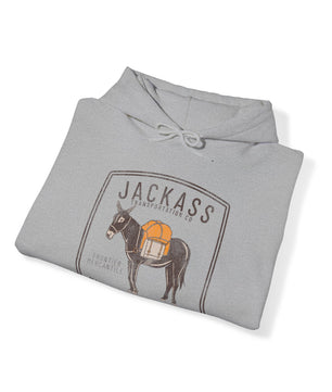 Jackass Transportation Co Hooded Sweatshirt | Gold Prospectors Association of America