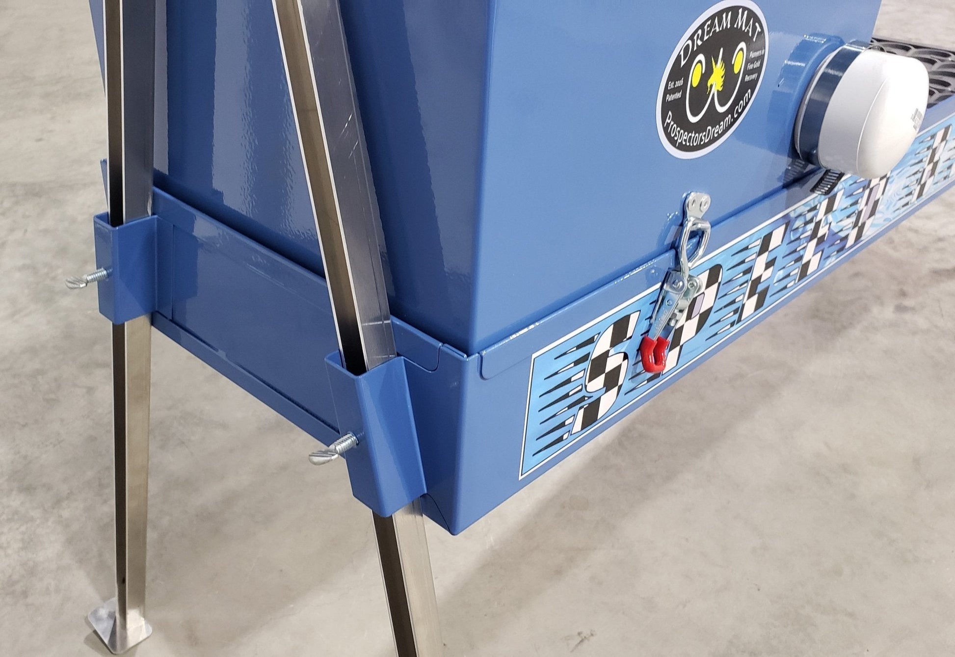 12" Speed Banker Unclassified Power Sluice with Dream Mat | Gold Mining Equipment