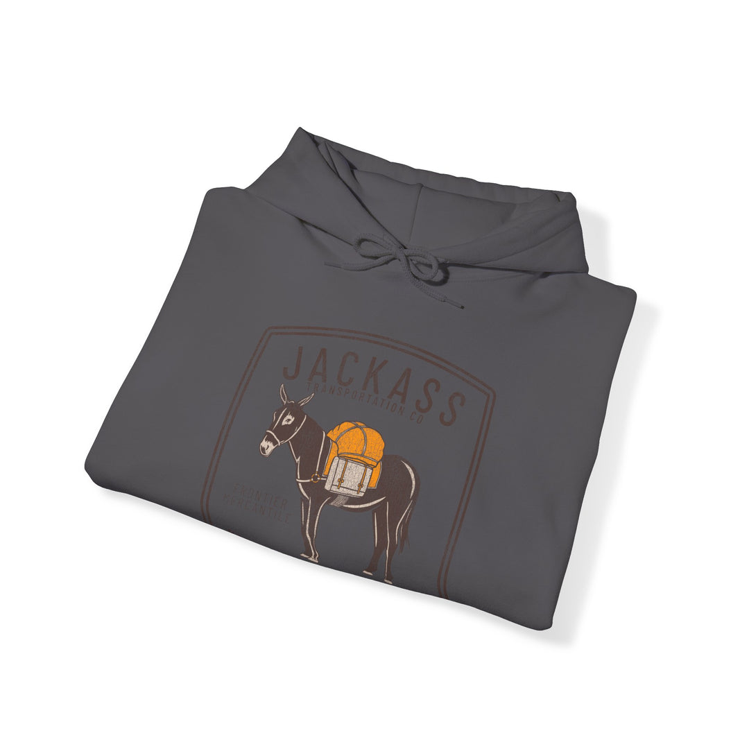 Jackass Transportation Co Hooded Sweatshirt | Gold Prospectors Association of America