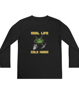 Real Life Gold Miner - Youth Long Sleeve Competitor Tee | Gold Prospectors Association of America
