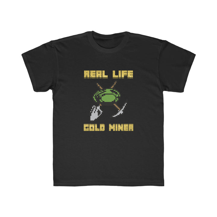 Real Life Gold Miner - Kids Regular Fit Tee | Gold Prospectors Association of America