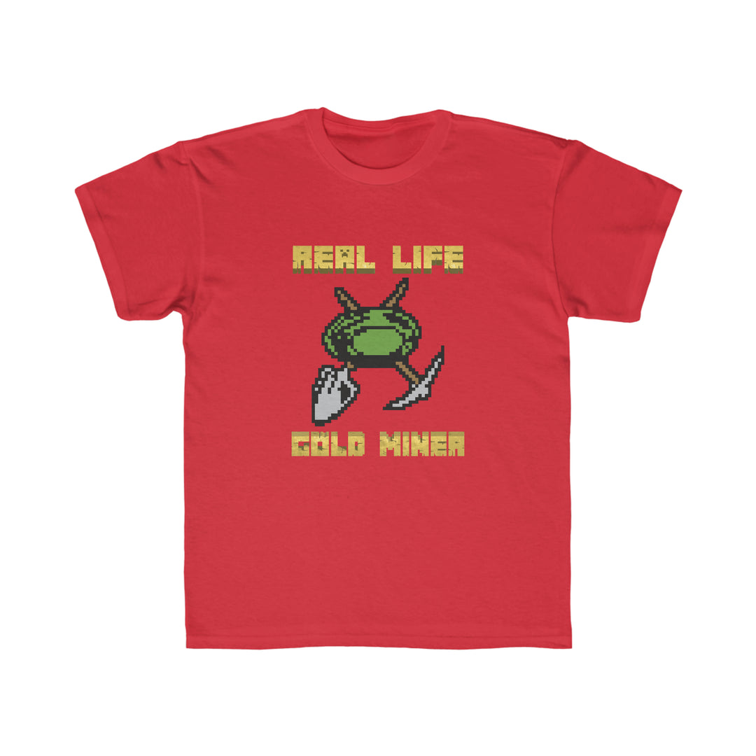 Real Life Gold Miner - Kids Regular Fit Tee | Gold Prospectors Association of America