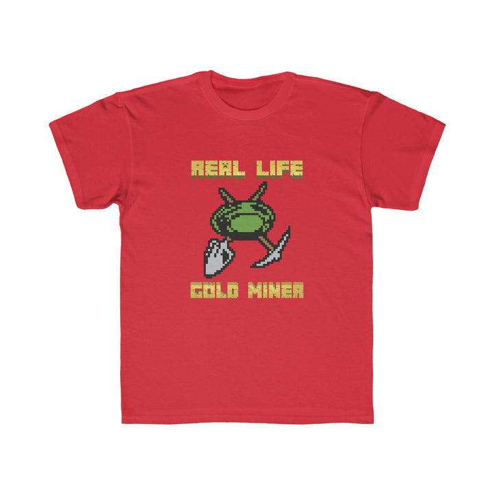 Real Life Gold Miner - Kids Regular Fit Tee | Gold Prospectors Association of America