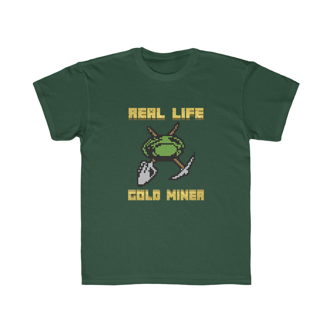 Real Life Gold Miner - Kids Regular Fit Tee | Gold Prospectors Association of America