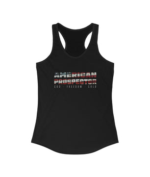 American Prospector Women's Racerback Tank | Gold Prospectors Association of America