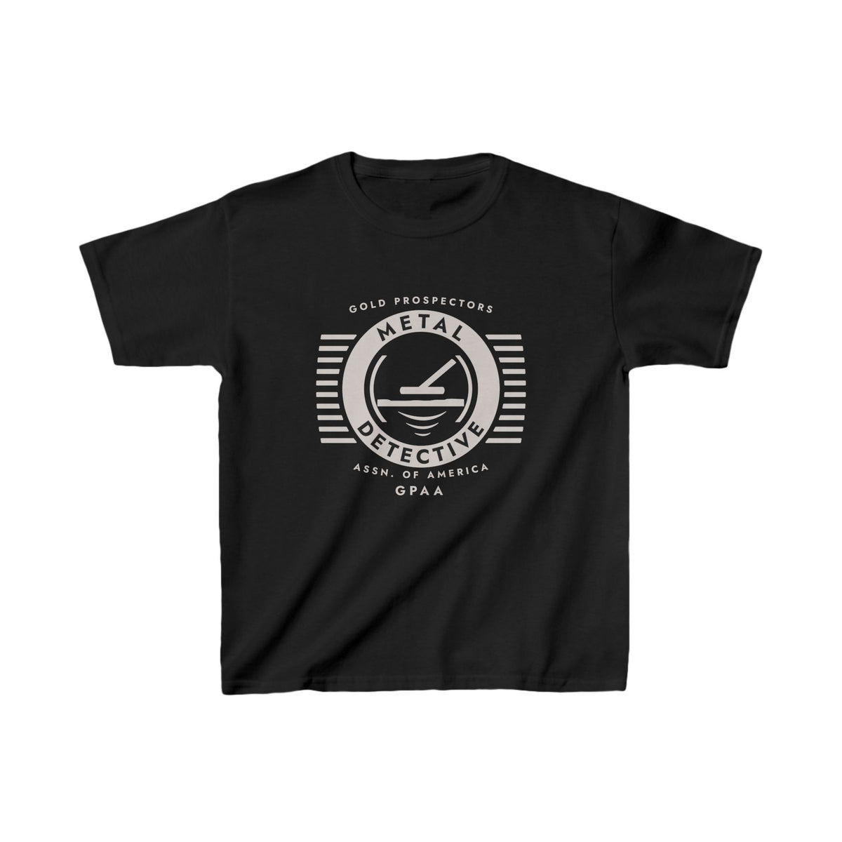 Kids Metal Detective - Kids Regular Fit Tee – Black