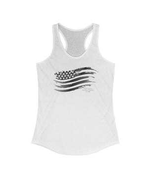 American Flag GPAA Women's Racerback Tank | Gold Prospectors Association of America