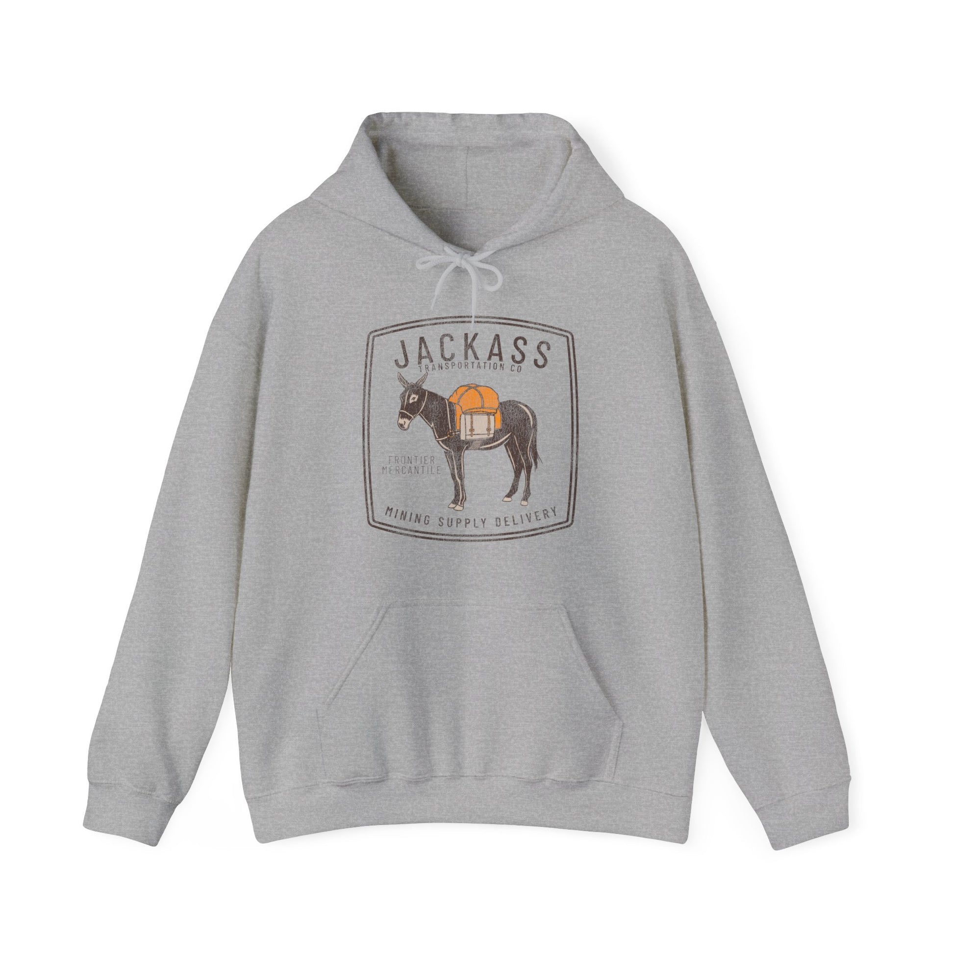 Jackass Transportation Co Hooded Sweatshirt | Gold Prospectors Association of America