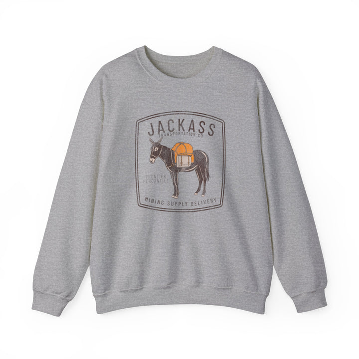 Jackass Transportation Co - Crewneck Sweatshirt | Gold Prospectors Association of America