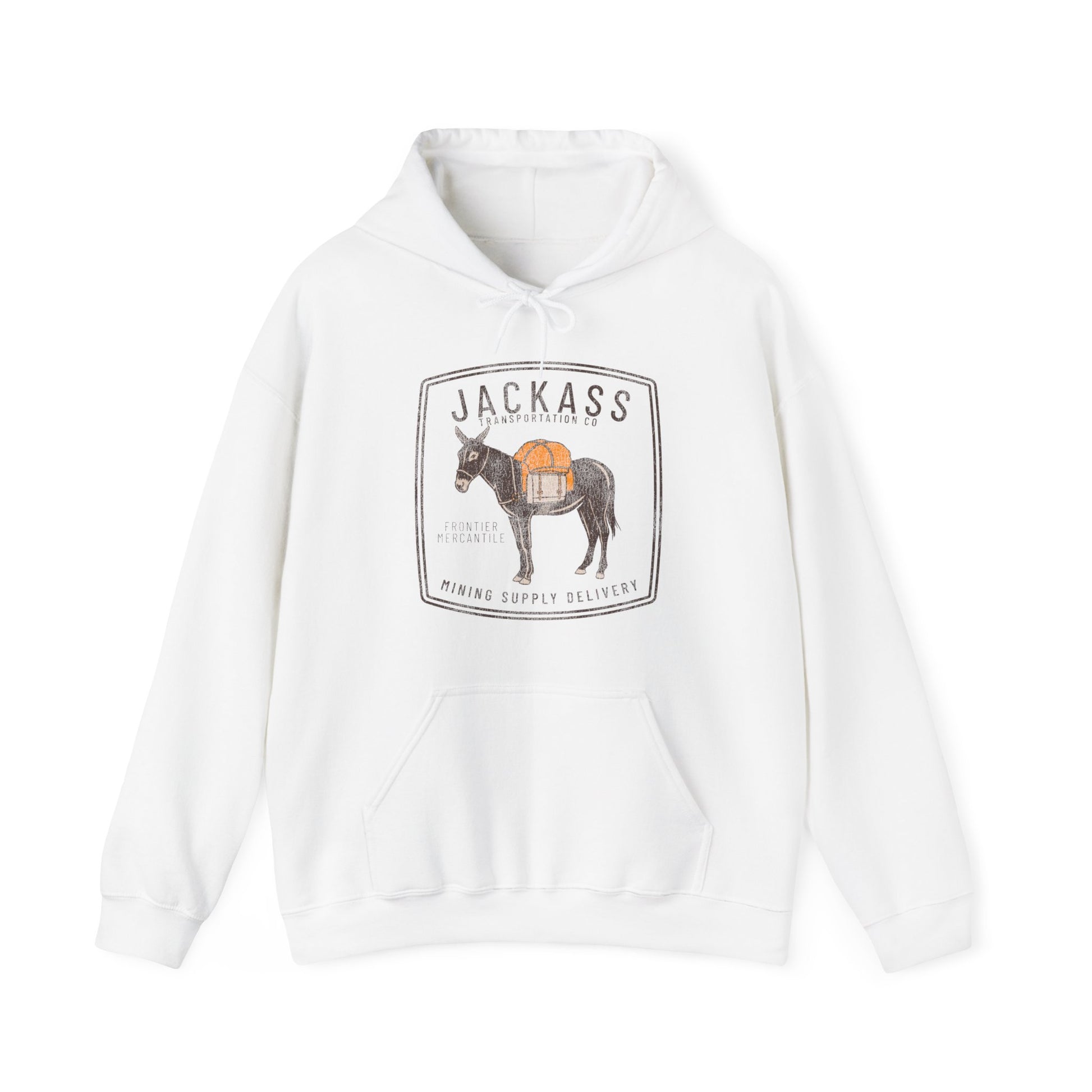 Jackass Transportation Co Hooded Sweatshirt | Gold Prospectors Association of America