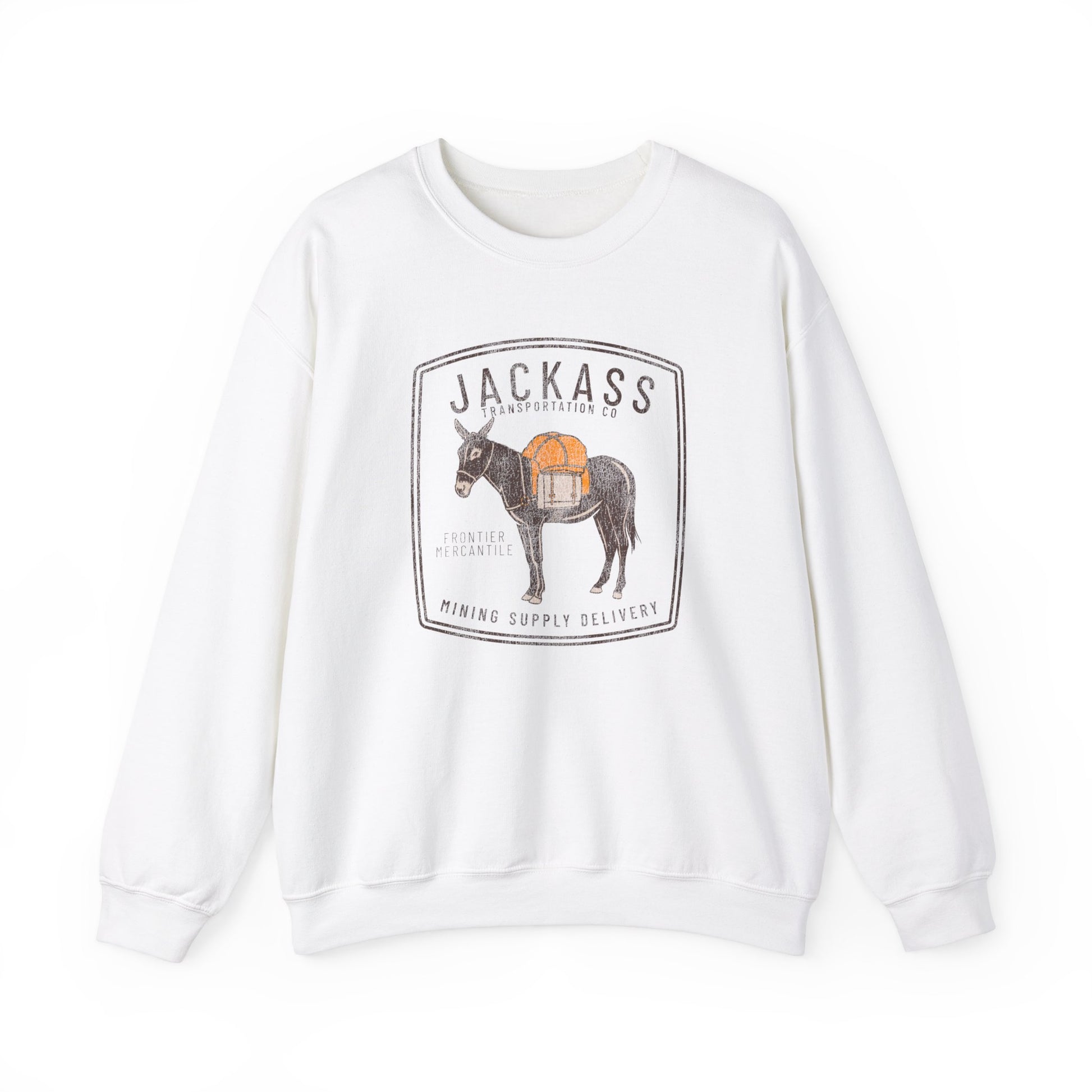 Jackass Transportation Co - Crewneck Sweatshirt | Gold Prospectors Association of America