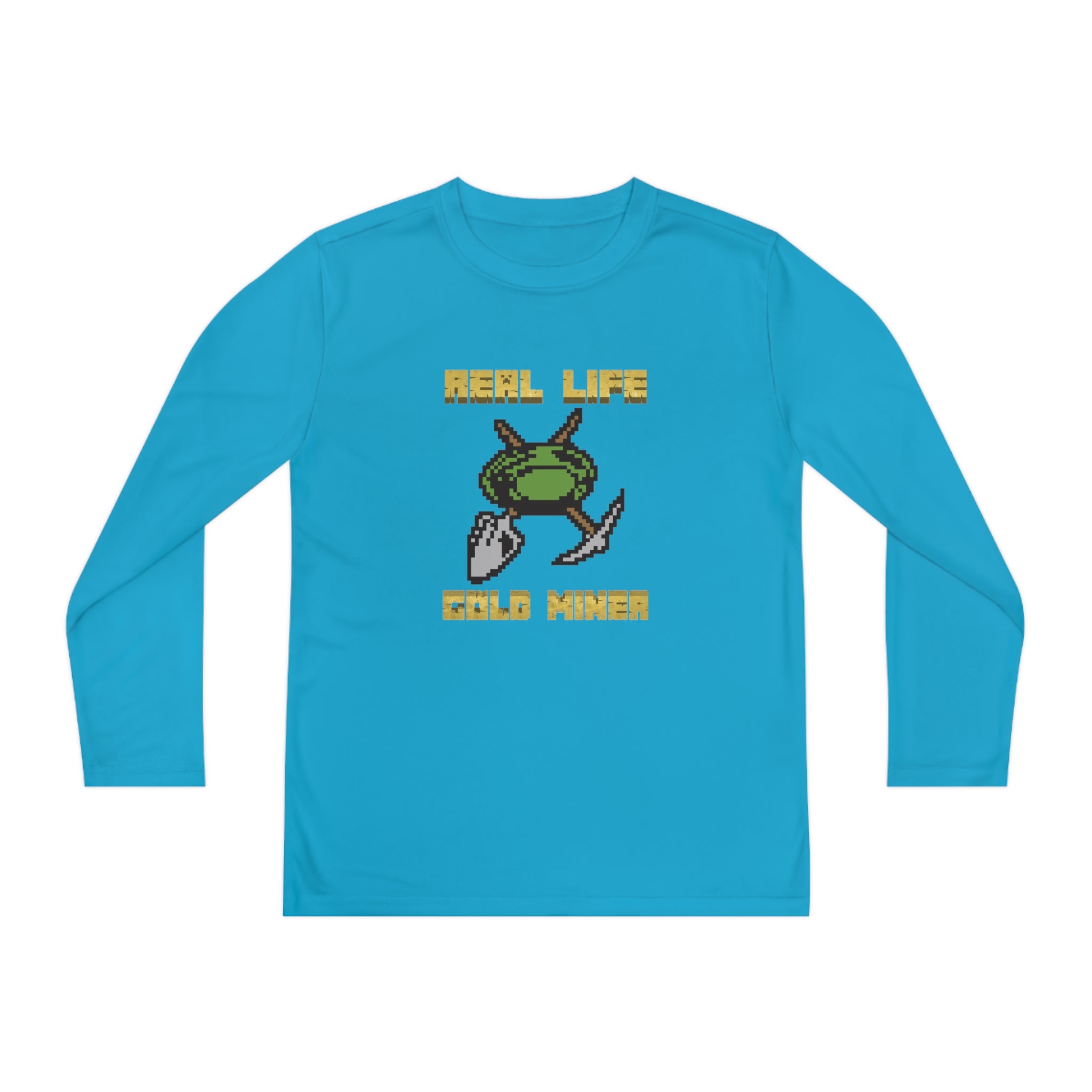 Real Life Gold Miner - Youth Long Sleeve Competitor Tee
