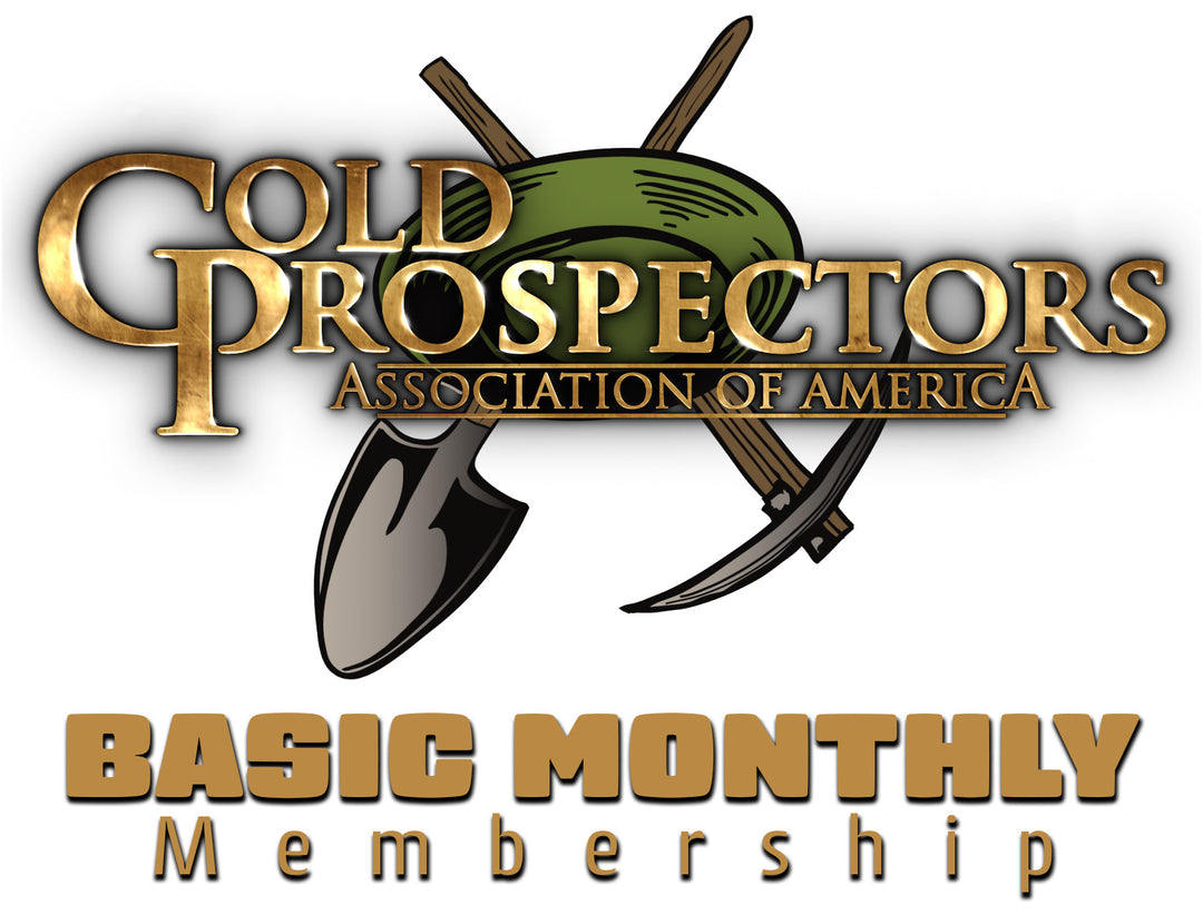 GPAA Basic Membership Monthly | Gold Prospectors Association of America