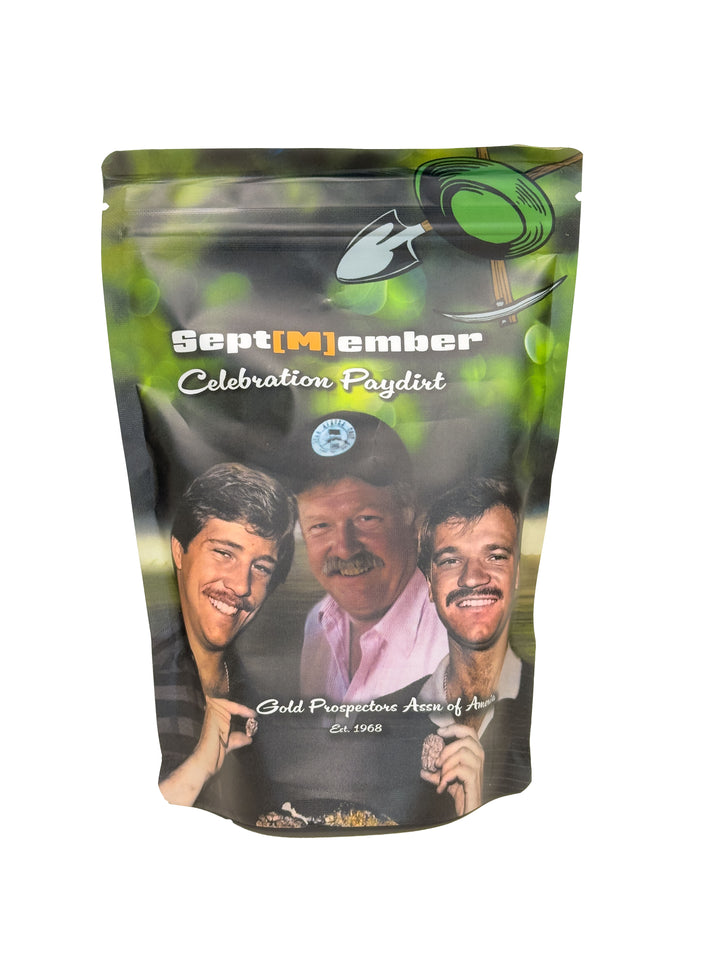 Collector's Celebration Paydirt Bag and Mining Guide