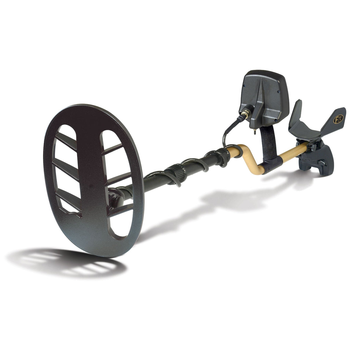 Fisher F75 – side view with 11-inch coil