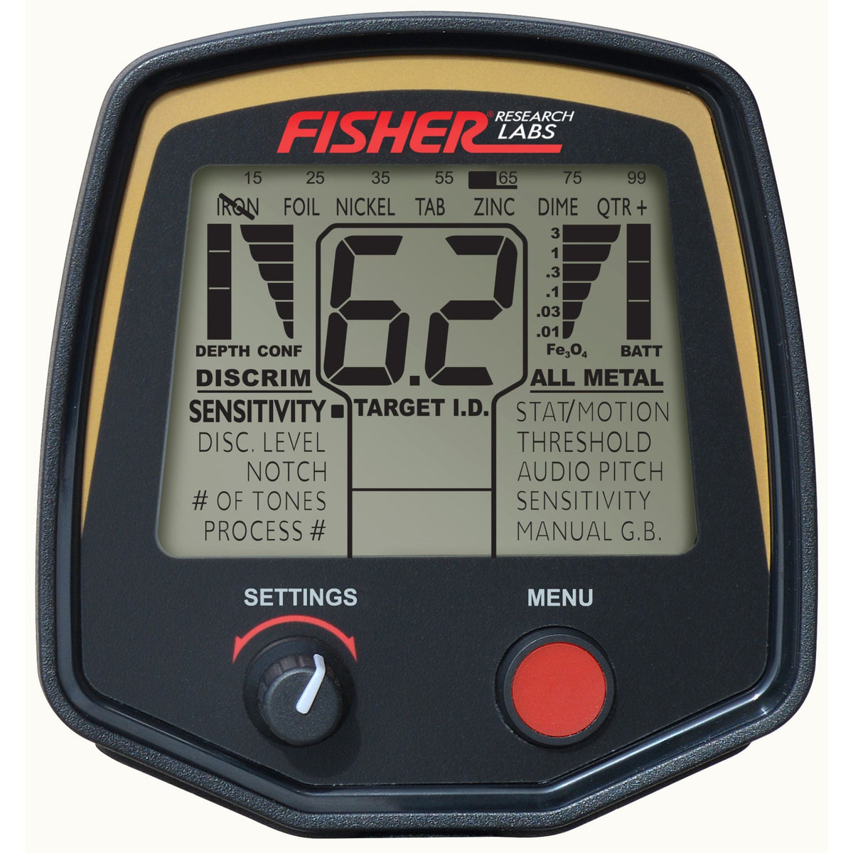 Fisher F75 – LCD control panel