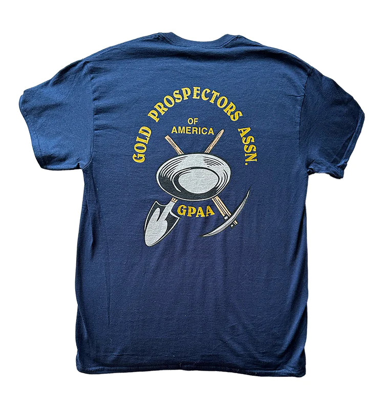GPAA Foil Print T-Shirt - Gold Prospectors Association of America