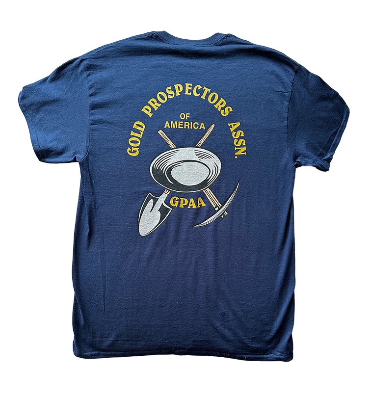 GPAA Foil Print T-Shirt | Gold Prospectors Association of America