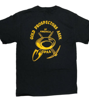 GPAA Short Sleeve Pocket T-Shirt | Gold Prospectors Association of America