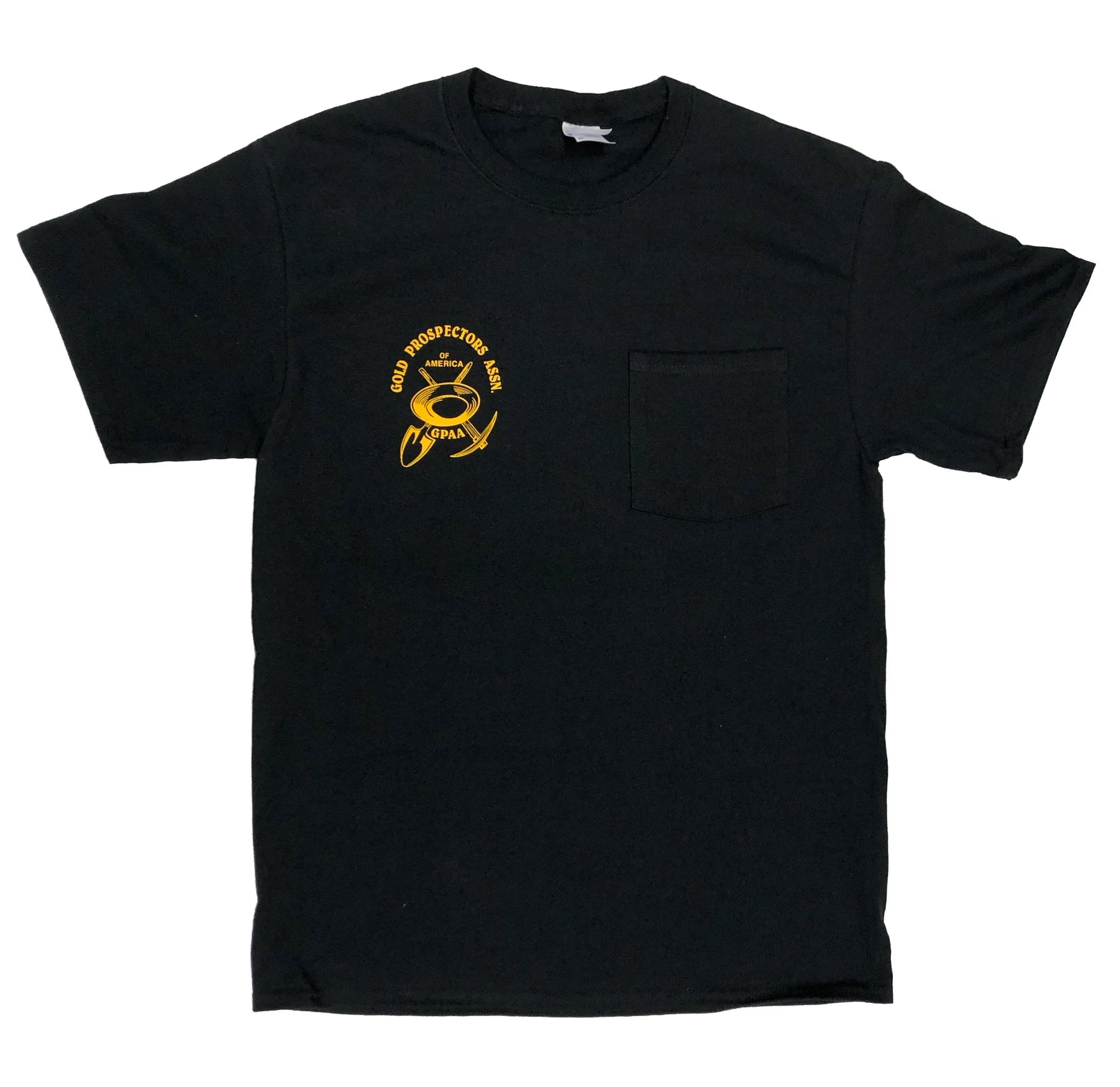 GPAA Short Sleeve Pocket T-Shirt | Gold Prospectors Association of America