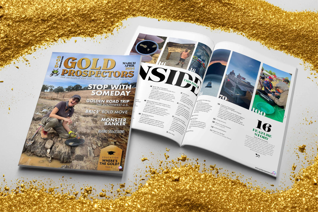 Gold Prospectors Magazine | one-year subscription | Gold Prospectors Association of America