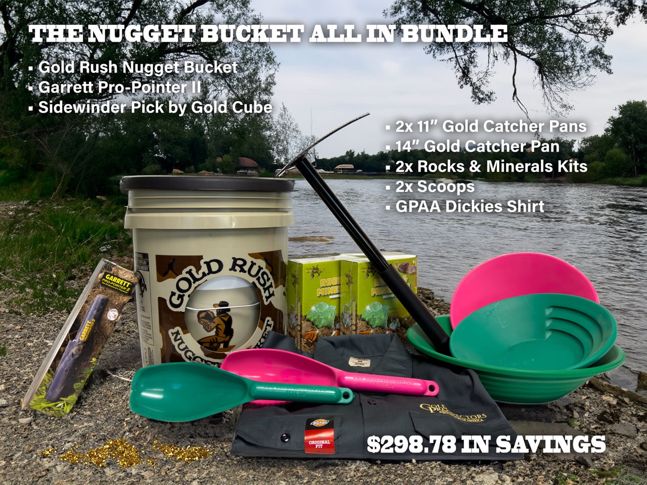 Nugget Bucket All In Bundle - Gold Prospectors Association of America