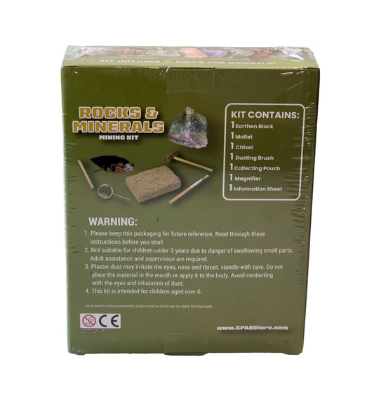 Rocks & Minerals Mining Kit | Gold Prospectors Association of America